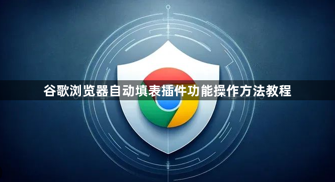谷歌浏览器自动填表插件功能操作方法教程1