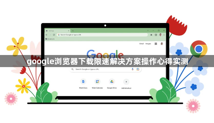 google浏览器下载限速解决方案操作心得实测1