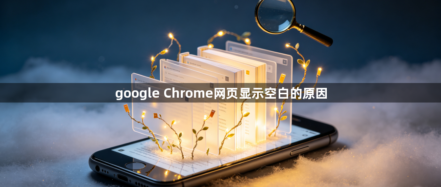 google Chrome网页显示空白的原因1