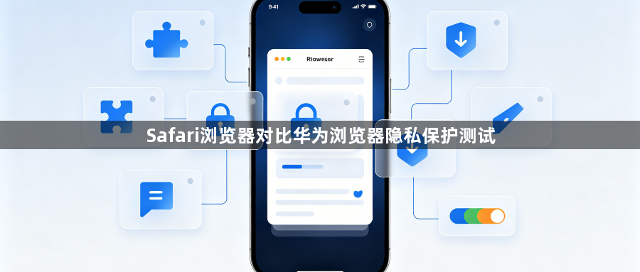 Safari浏览器对比华为浏览器隐私保护测试1