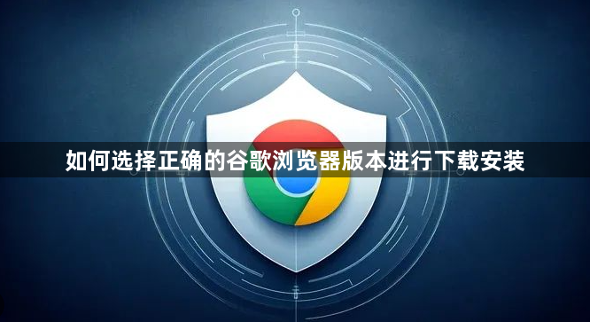 如何选择正确的谷歌浏览器版本进行下载安装1