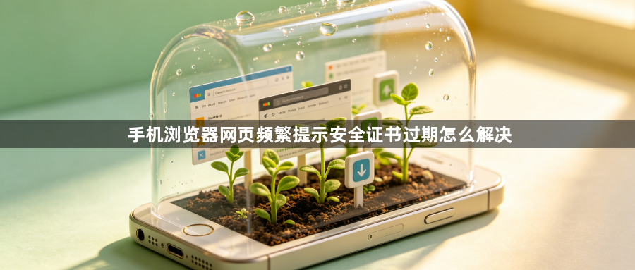 手机浏览器网页频繁提示安全证书过期怎么解决1