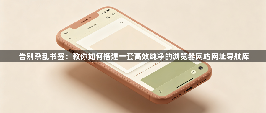 告别杂乱书签：教你如何搭建一套高效纯净的浏览器网站网址导航库1