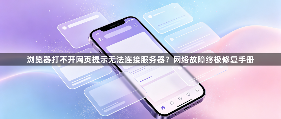浏览器打不开网页提示无法连接服务器？网络故障终极修复手册1
