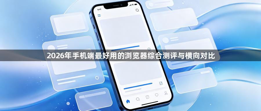 2026年手机端最好用的浏览器综合测评与横向对比1