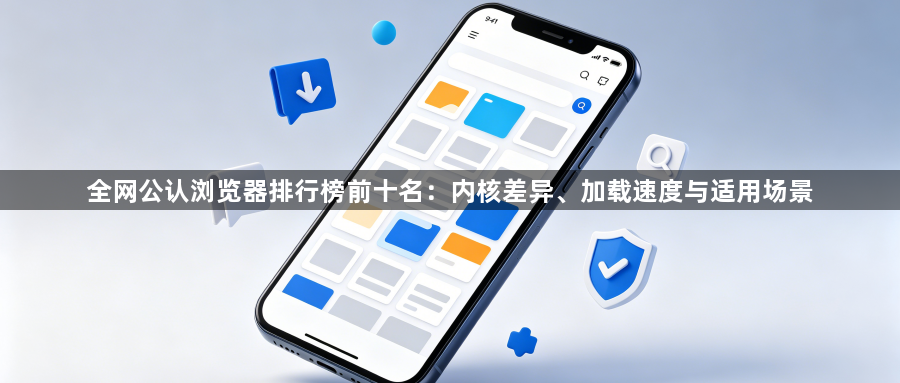 全网公认浏览器排行榜前十名：内核差异、加载速度与适用场景1