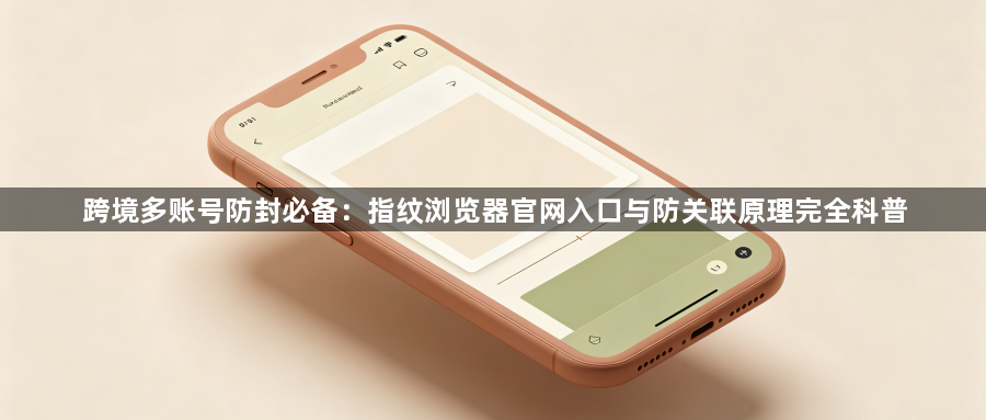 跨境多账号防封必备：指纹浏览器官网入口与防关联原理完全科普1