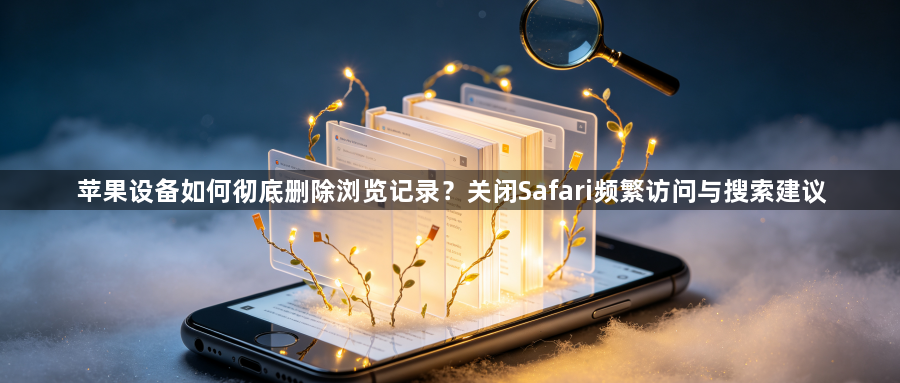 苹果设备如何彻底删除浏览记录？关闭Safari频繁访问与搜索建议1