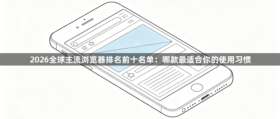 2026全球主流浏览器排名前十名单：哪款最适合你的使用习惯1