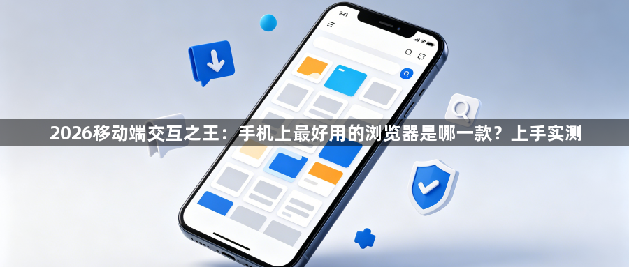 2026移动端交互之王：手机上最好用的浏览器是哪一款？上手实测1