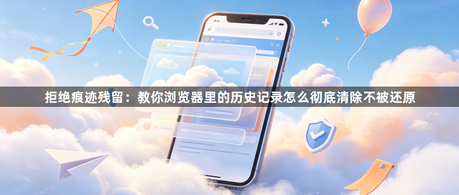 拒绝痕迹残留：教你浏览器里的历史记录怎么彻底清除不被还原1