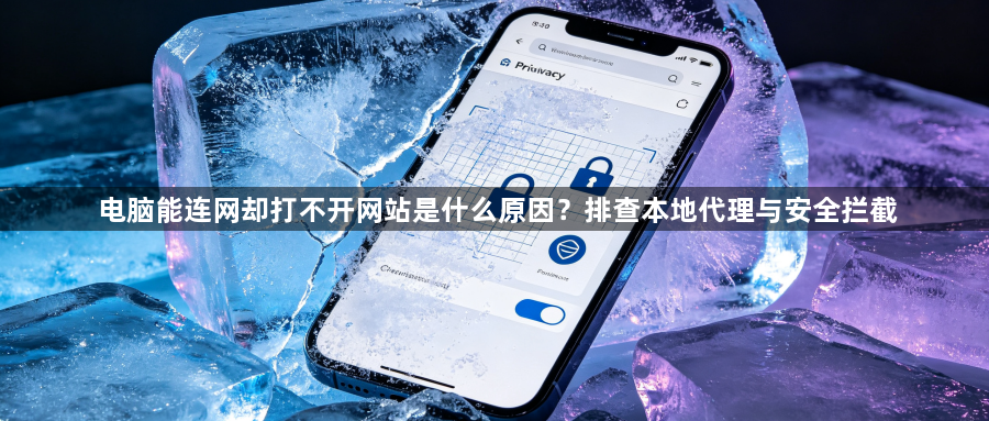 电脑能连网却打不开网站是什么原因？排查本地代理与安全拦截1