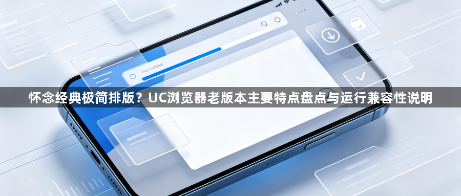 怀念经典极简排版？UC浏览器老版本主要特点盘点与运行兼容性说明1