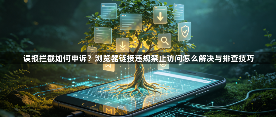 误报拦截如何申诉？浏览器链接违规禁止访问怎么解决与排查技巧1