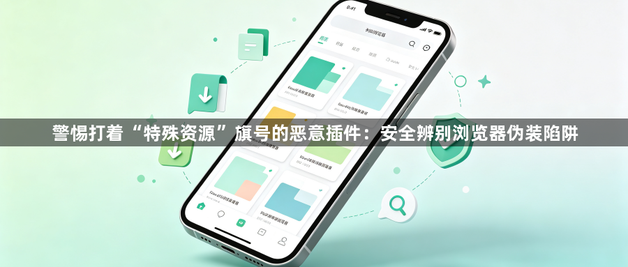 警惕打着“特殊资源”旗号的恶意插件：安全辨别浏览器伪装陷阱1