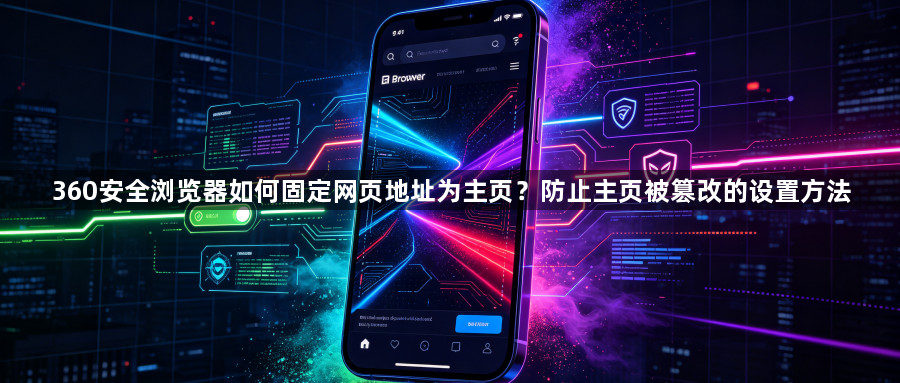 360安全浏览器如何固定网页地址为主页？防止主页被篡改的设置方法1