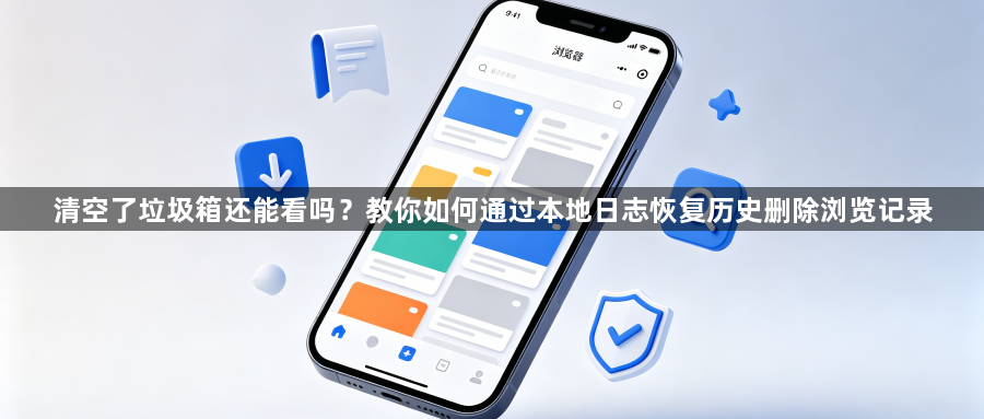 清空了垃圾箱还能看吗？教你如何通过本地日志恢复历史删除浏览记录1