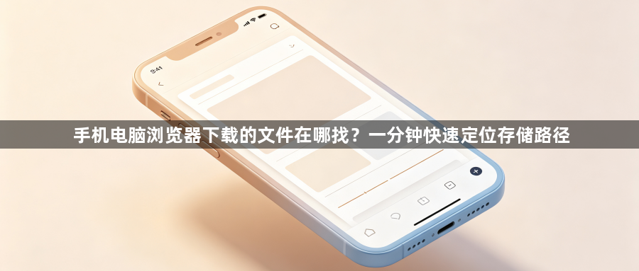 手机电脑浏览器下载的文件在哪找？一分钟快速定位存储路径1