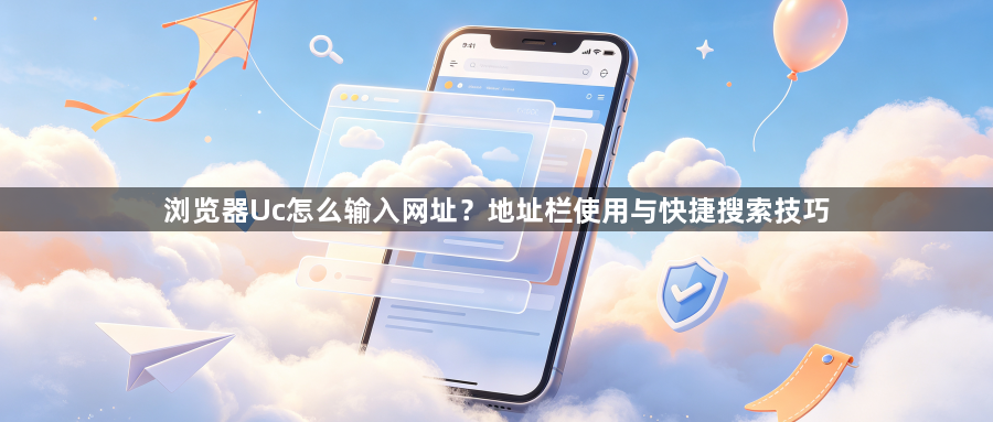 浏览器Uc怎么输入网址？地址栏使用与快捷搜索技巧1