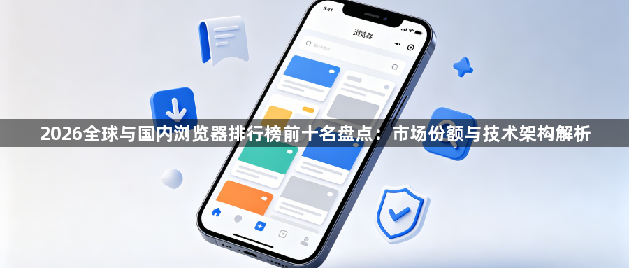 2026全球与国内浏览器排行榜前十名盘点：市场份额与技术架构解析1