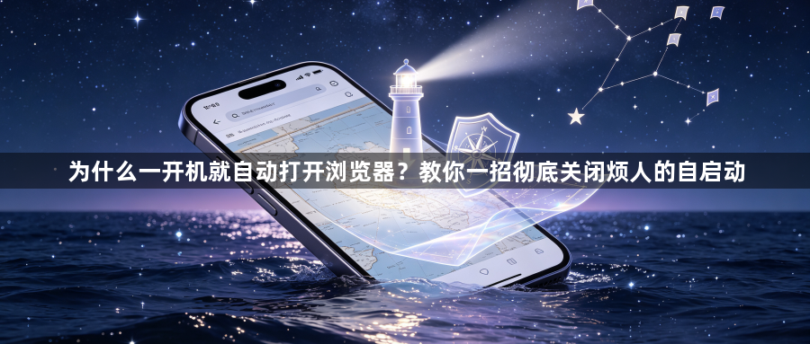 为什么一开机就自动打开浏览器？教你一招彻底关闭烦人的自启动1