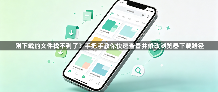刚下载的文件找不到了？手把手教你快速查看并修改浏览器下载路径1